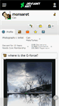 Mobile Screenshot of monsaret.deviantart.com