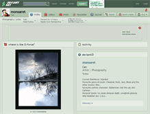 Tablet Screenshot of monsaret.deviantart.com