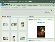 Tablet Screenshot of jolka4655.deviantart.com