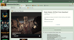 Desktop Screenshot of dukenukemfanclub.deviantart.com