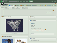 Tablet Screenshot of peevo.deviantart.com
