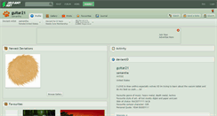 Desktop Screenshot of guitar21.deviantart.com