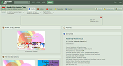Desktop Screenshot of made-up-hams-club.deviantart.com
