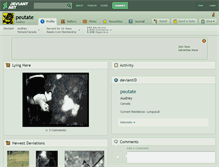 Tablet Screenshot of peutate.deviantart.com