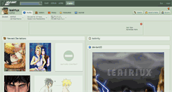 Desktop Screenshot of leairiux.deviantart.com