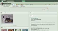 Desktop Screenshot of eulogyforophelia.deviantart.com