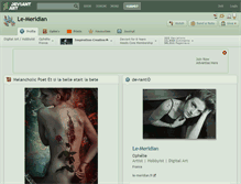 Tablet Screenshot of le-meridian.deviantart.com