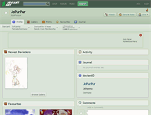 Tablet Screenshot of jopurpur.deviantart.com