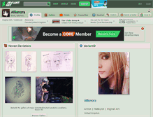 Tablet Screenshot of ailionora.deviantart.com