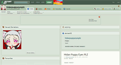 Desktop Screenshot of hidanpuppyeyesplz.deviantart.com