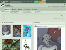 Tablet Screenshot of heat16.deviantart.com