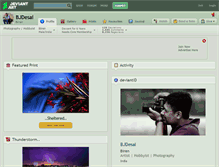 Tablet Screenshot of bjdesai.deviantart.com