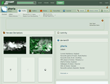 Tablet Screenshot of pheria.deviantart.com