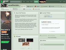 Tablet Screenshot of locustfanclub.deviantart.com