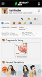 Mobile Screenshot of naminote.deviantart.com