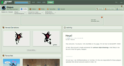 Desktop Screenshot of glopon.deviantart.com
