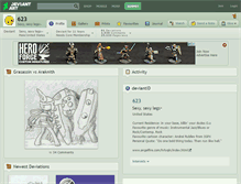 Tablet Screenshot of 623.deviantart.com