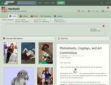Tablet Screenshot of harukoshi.deviantart.com