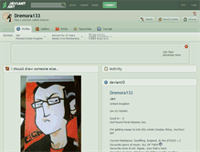 Tablet Screenshot of dremora133.deviantart.com