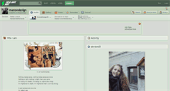 Desktop Screenshot of manondesign.deviantart.com