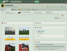 Tablet Screenshot of coralie-soul.deviantart.com