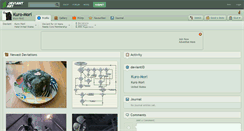 Desktop Screenshot of kuro-mori.deviantart.com