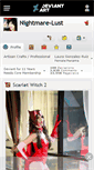 Mobile Screenshot of nightmare-lust.deviantart.com