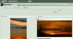 Desktop Screenshot of cloud-chaser.deviantart.com
