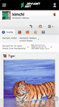 Mobile Screenshot of kimchi.deviantart.com