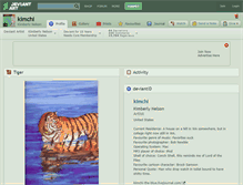 Tablet Screenshot of kimchi.deviantart.com
