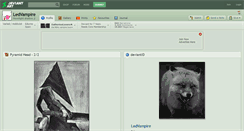 Desktop Screenshot of ledvampire.deviantart.com