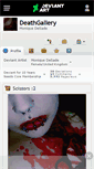 Mobile Screenshot of deathgallery.deviantart.com