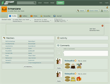 Tablet Screenshot of krmanzana.deviantart.com