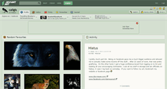 Desktop Screenshot of caligis.deviantart.com