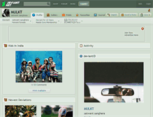 Tablet Screenshot of mulkt.deviantart.com