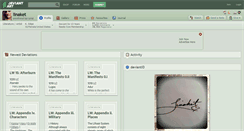 Desktop Screenshot of linaket.deviantart.com