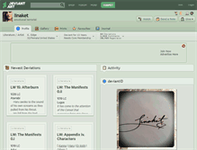 Tablet Screenshot of linaket.deviantart.com