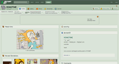 Desktop Screenshot of homotime.deviantart.com