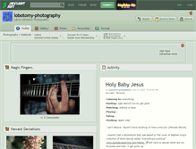 Tablet Screenshot of lobotomy-photography.deviantart.com