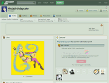 Tablet Screenshot of ninjabirthdaycake.deviantart.com