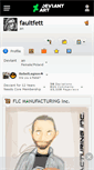 Mobile Screenshot of faultfett.deviantart.com