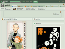 Tablet Screenshot of faultfett.deviantart.com