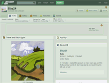 Tablet Screenshot of elixa29.deviantart.com