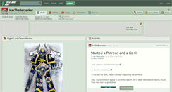 Desktop Screenshot of maxtheberzerker.deviantart.com