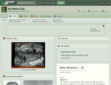 Tablet Screenshot of no-name-club.deviantart.com