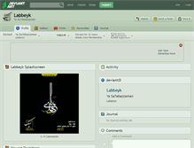 Tablet Screenshot of labbeyk.deviantart.com
