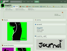 Tablet Screenshot of imegaexe.deviantart.com