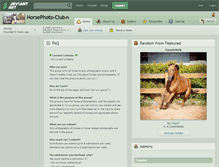 Tablet Screenshot of horsephoto-club.deviantart.com
