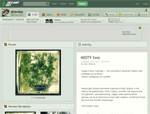 Tablet Screenshot of drewisz.deviantart.com