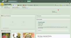 Desktop Screenshot of freakyfredplz.deviantart.com